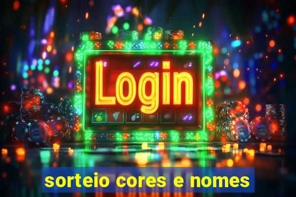 sorteio cores e nomes