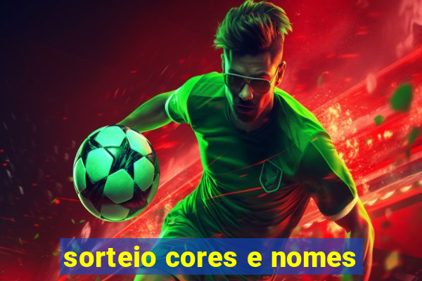 sorteio cores e nomes