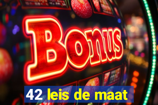 42 leis de maat