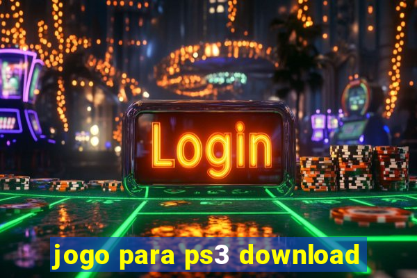 jogo para ps3 download