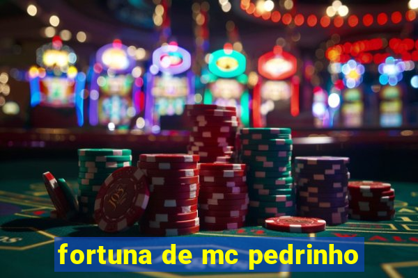 fortuna de mc pedrinho