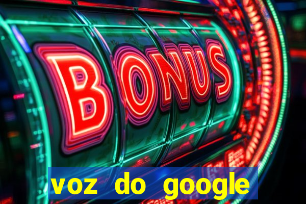 voz do google tradutor homem