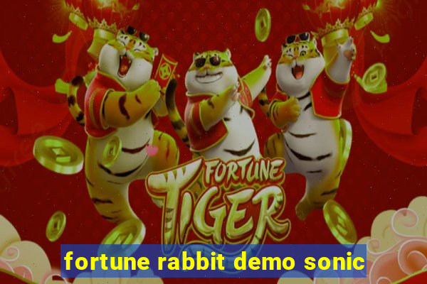 fortune rabbit demo sonic