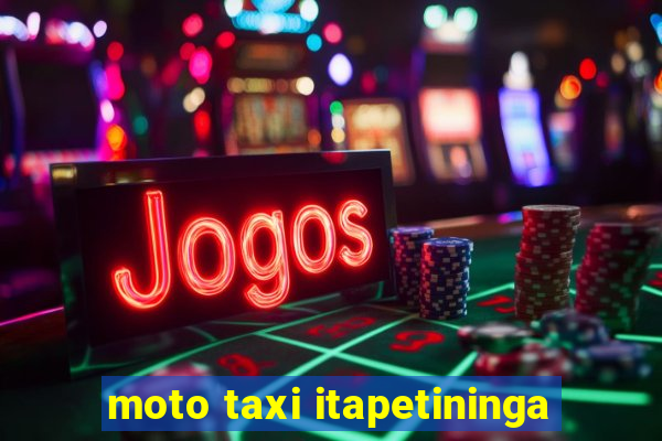 moto taxi itapetininga