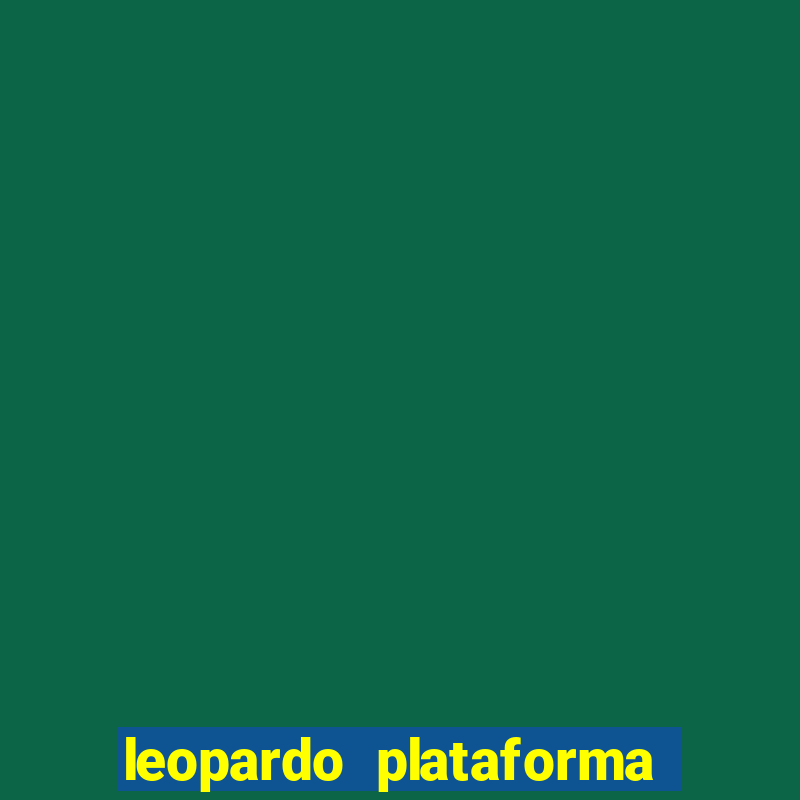 leopardo plataforma de jogos