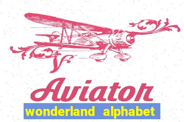 wonderland alphabet comic studio