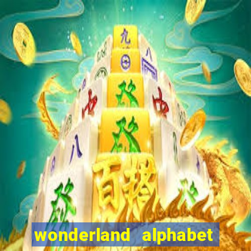 wonderland alphabet comic studio