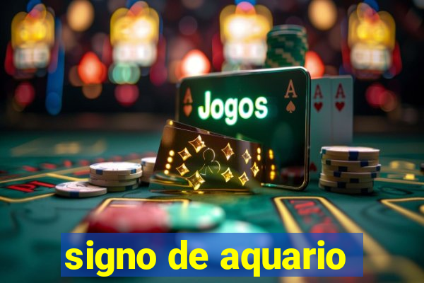 signo de aquario