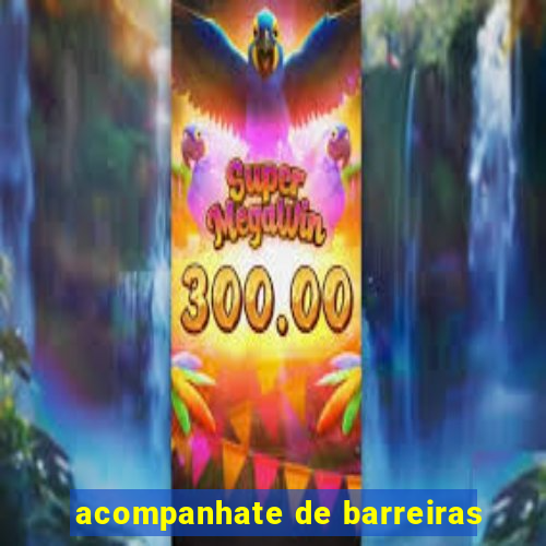 acompanhate de barreiras