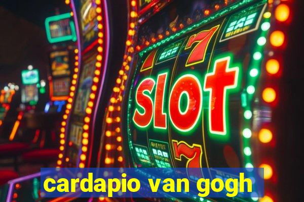 cardapio van gogh