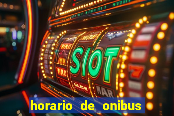 horario de onibus santos dumont x juiz de fora