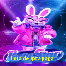 lista de iptv paga