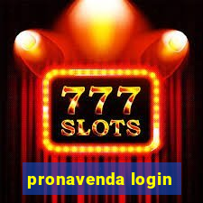 pronavenda login