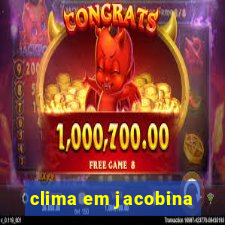 clima em jacobina