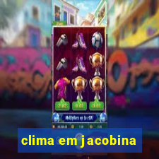 clima em jacobina