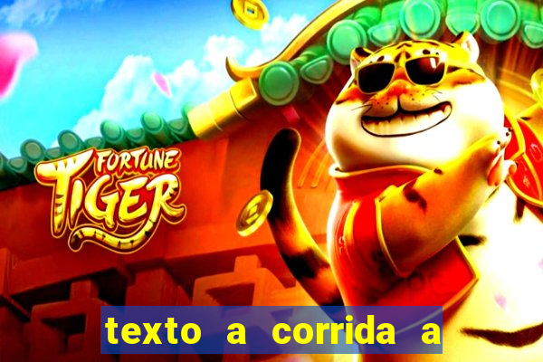 texto a corrida a lagarta lili