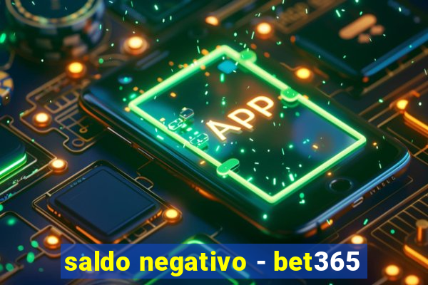 saldo negativo - bet365