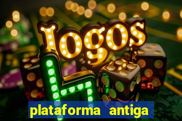 plataforma antiga de jogos