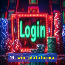 14 win plataforma de jogos