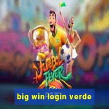 big win login verde