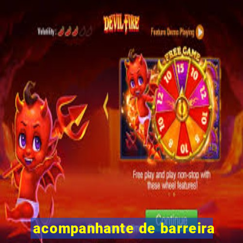 acompanhante de barreira