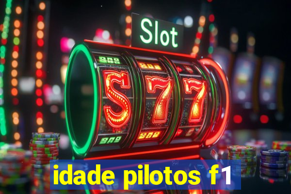 idade pilotos f1