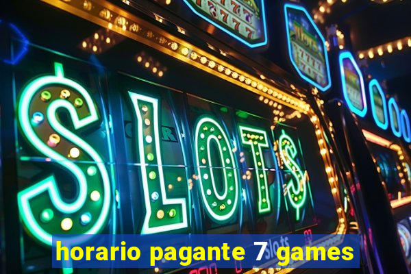 horario pagante 7 games