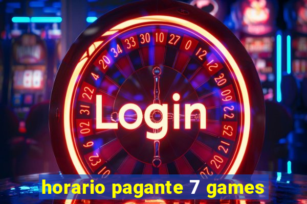 horario pagante 7 games