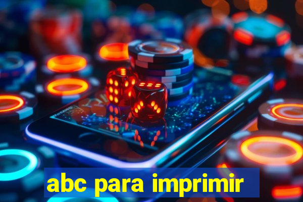 abc para imprimir