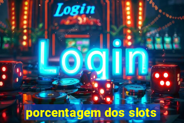 porcentagem dos slots