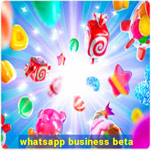 whatsapp business beta