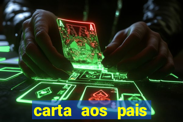 carta aos pais rubem alves