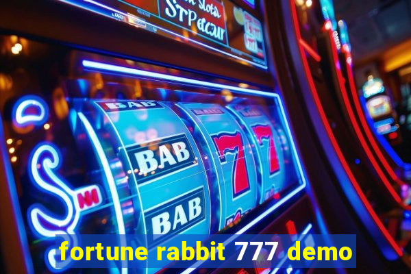 fortune rabbit 777 demo