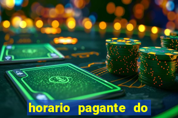 horario pagante do coelho fortune