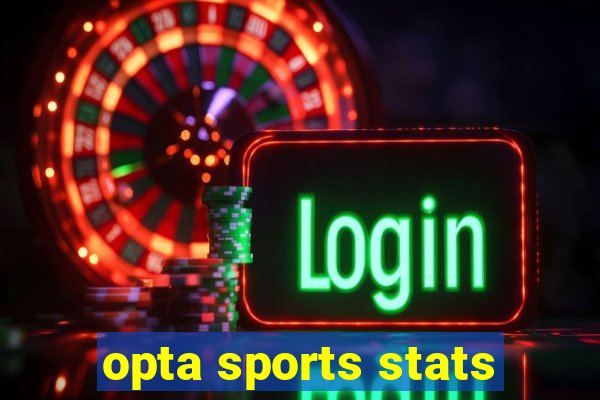 opta sports stats