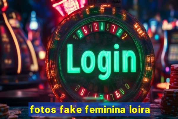 fotos fake feminina loira