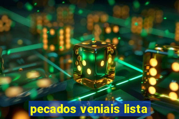 pecados veniais lista