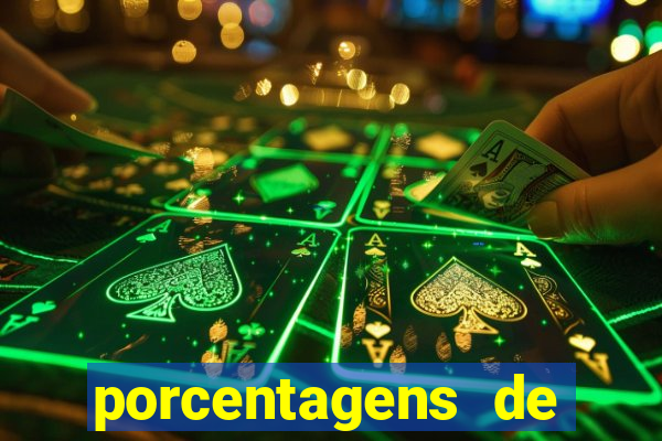 porcentagens de jogos pagantes