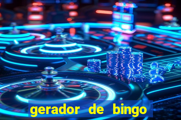 gerador de bingo de palavras