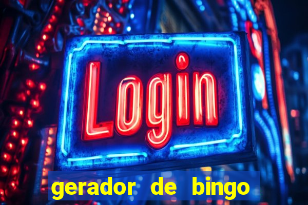 gerador de bingo de palavras