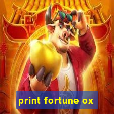 print fortune ox