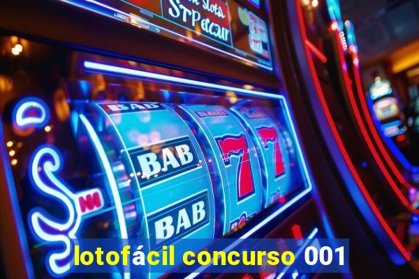 lotofácil concurso 001