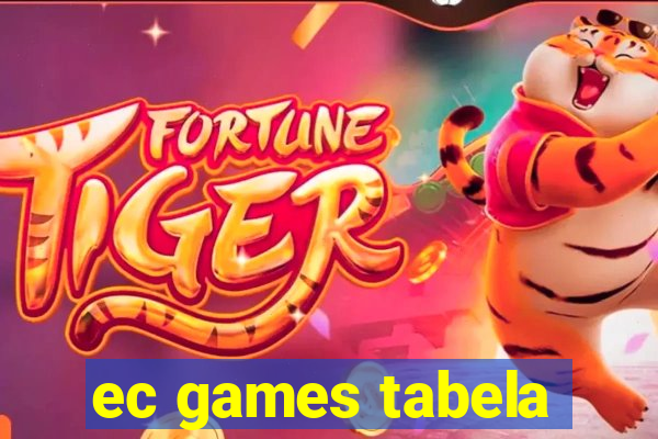 ec games tabela