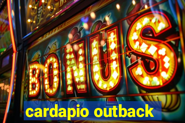 cardapio outback