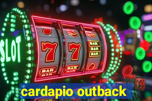 cardapio outback