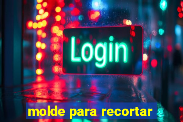 molde para recortar