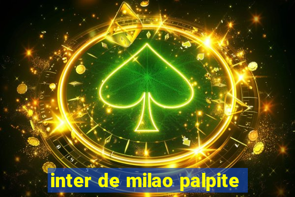 inter de milao palpite