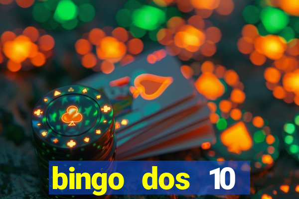 bingo dos 10 mandamentos da lei de deus