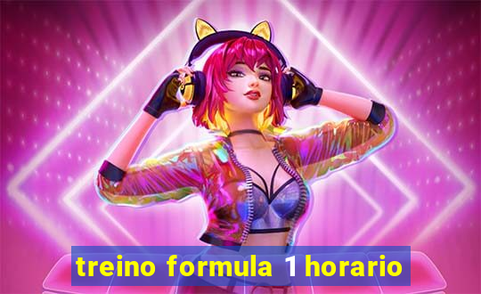 treino formula 1 horario