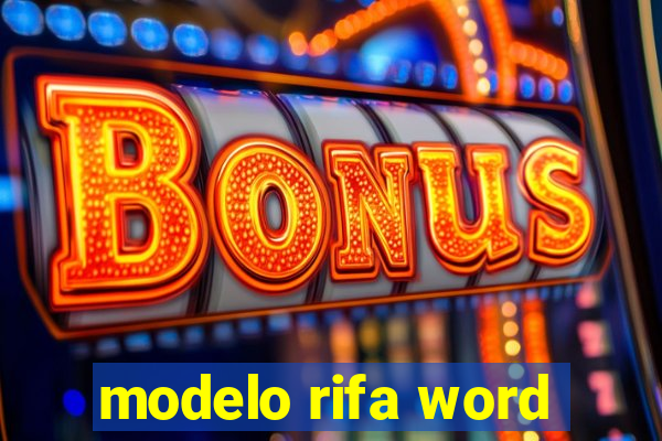 modelo rifa word